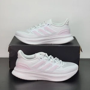 Adidas UltraRun Women's Size 8.5 Athletic Shoes White Pink Running Sneakers - Picture 1 of 8
