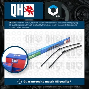2x Wiper Blades (Pair) Flat / Aero type fits FIAT DUCATO 250 3.0 Front 2009 on - Picture 1 of 2