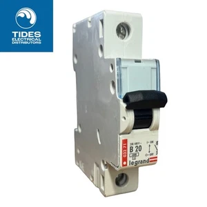 Legrand MCB 20 Amp Type B 20A Single Pole Circuit Breaker B20 Lexic Tenby 03271 - Picture 1 of 2