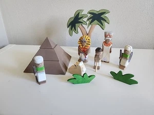 Vintage Woodland Fantasies Ancient Egypt set Egyptian Rare HTF Pyramid - Picture 1 of 8