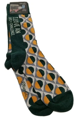 Calcetines azules Q I Love An Easy Challenge para hombre 7-12 algodón peinado suave nuevos con etiquetas Foto 1 de 4