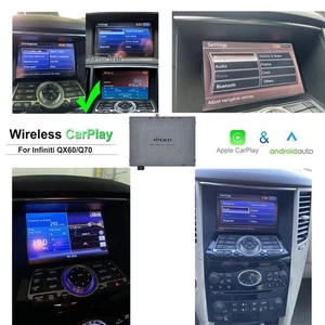 For Infiniti Upgrade Wireless Apple Carplay Android Auto 2015-2019 Q70 QX60 - Picture 1 of 9