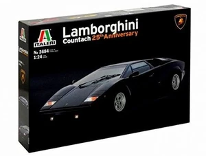 Lamborghini Countach 25 Aniversario Kit De Plástico Modelo 1:24 ITALERI - Imagen 1 de 1