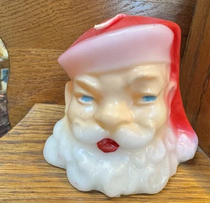 MCM Emkay Side Looking Santa Candle in Original Box USA Made - Bild 1 von 12
