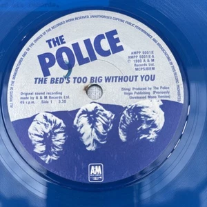 Police - Beds Too Big Without You 7” Blue Vinyl - Bild 1 von 1