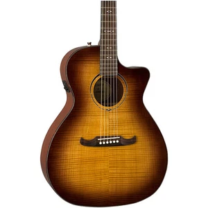 Fender FA-345CE Auditorium Acoustic-Electric Guitar 3-Tone Tea Burst - Picture 1 of 7