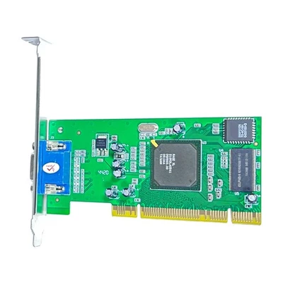 32Bit PCI Graphics Card ATI Rage XL 8MB Multi-Display VGA Video Tractor PC Card - Image 1 of 4