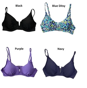 Anne Cole Limited Edition Ladies Swim V-Wire Bikini Top, ACST00124 - Picture 1 of 5