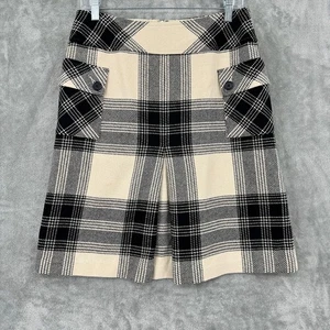 Vintage Talbots Skirt 10 Wool Pleated Tartan Preppy Academia Secretary Office - Picture 1 of 7