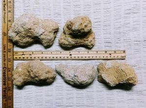 JUMBO+ 4 lbs 1871g 5pcs 4-5" ea Break Your Own Geodes Unopened Moroccan Crystals - Picture 1 of 3