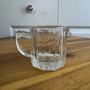 MINI Indiana Glass Clear Creamer or Syrup Pitcher NOS 5 oz - Picture 1 of 7