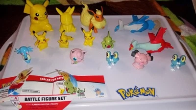 Pokemon Lote de 14 Personajes Figuras Juguetes Picachu, Jiggly Puff Y Más Foto 1 de 4