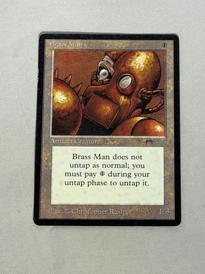 MTG Brass Man Arabian Nights Magic the Gathering - Image 1 of 2