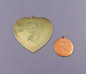 Pair of Original 1950s Pat Boone Pendants from Unused Vintage Stock - Bild 1 von 2