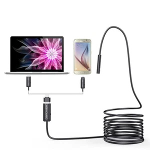 2 Million Pixels CMOS 5m USB Waterproof Hd 6-led Borescope Endoscope Camera - Picture 1 of 15