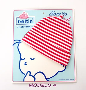 Gorrito de bebé de BELTIN (rojo) - Recién nacido (canastilla) - Imagen 1 de 2