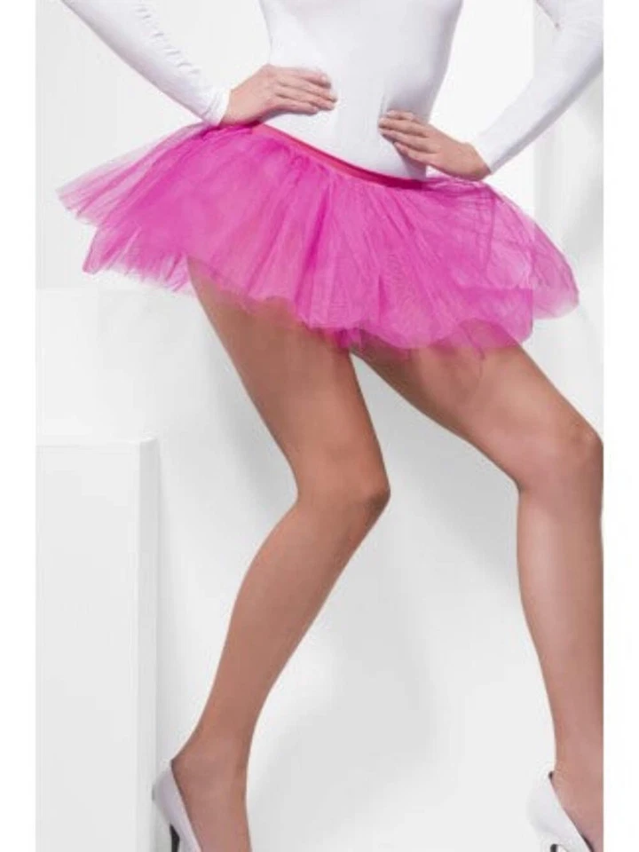 Fuschia Pink Tutu Ballerina Underskirt Petticoat Fever Fancy Dress Accessory - Image 1 of 1