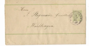 Germany: Wurttemberg: 1888; Special Postal Stationery, EBA147 - Picture 1 of 2