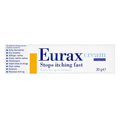 Eurax Itch Relief Cream Relief for Itchy & Irritated Skin Acting FAST 30G