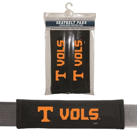 Tennessee Volunteers Seat Belt Pads 2 Pack [NEW] NCAA Auto Car Seatbelt Shoulder Cover