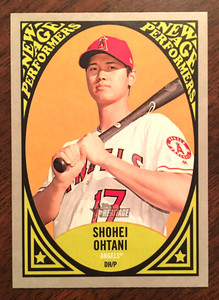 SHOHEI OHTANI NEW AGE PERFORMERS 2019 TOPPS HERITAGE CARD NO. NAP-14 ANGELS
