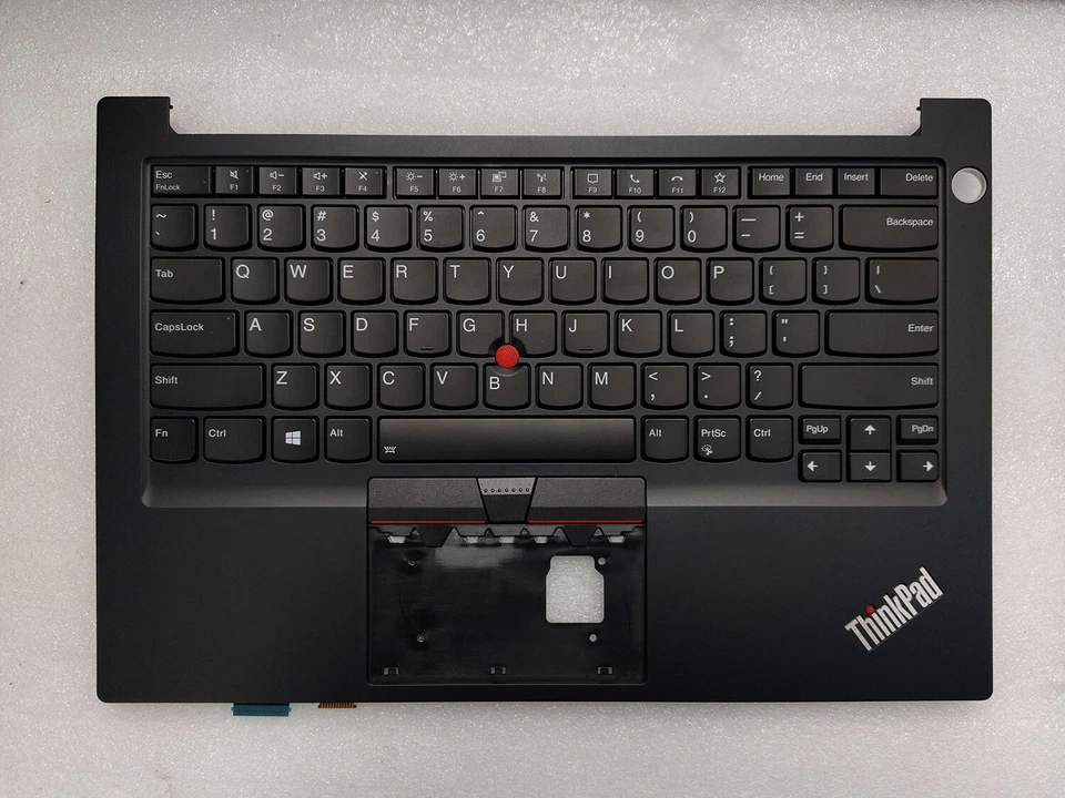Laptop NEW For ThinkPad E14 Gen 2 US Keyboard Palmrest Cover 5M10W64653 Backlit - Image 1 of 2