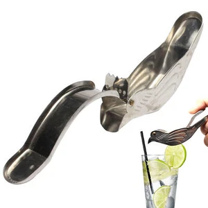Lemon Juicer Clip Stainless Steel Bird Manual Orange Lemon Slice Squeezer - Picture 1 of 9