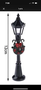 Dollhouse Miniature 1:12 Scale Street Light Lamp Garden Outdoor Park Accessories - Picture 1 of 15