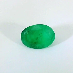 1.030 carat -NATURAL EMERALD TRANSPARENT  7X5mm GREEN OVAL CUT GEMSTONES - Picture 1 of 7