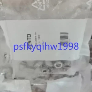 2 PCS NEW IN BOX FESTO all metal quick connector NPQH-L-G18-Q8-P10 578282 - Bild 1 von 4