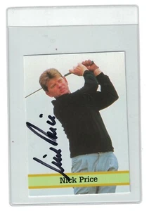 NICK PRICE Signed 1993 FAX PAX Tour Golf CARD #40 3x Major Winner PGA OPEN Champ - Picture 1 of 2