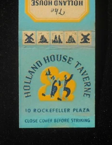 1940s The Holland House Taverne New York's Quaintest Restaurant Old Dutch NYC NY - Picture 1 of 1