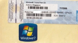 Windows 7 Home Prem. OA Key - Bild 1 von 4