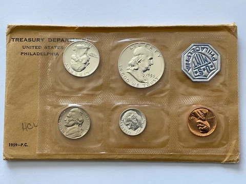 1959 US Mint Proof Set Cover