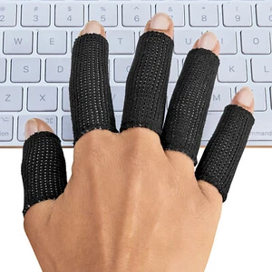 Arthritis Slip On Compression Finger Sleeves - Set of 10 - Picture 1 of 3