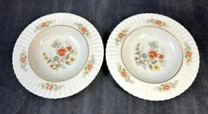 Lenox Temple Blossom Group of 2 Rim Fruit Bowls - Picture 1 of 7