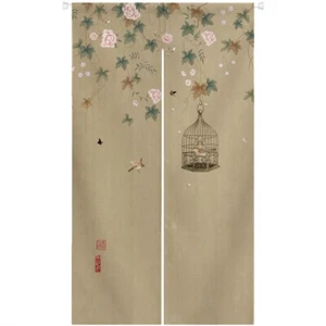 Ofat Home Japanese Noren Chinese Door Curtain Room Tapestry Decoratio 33.5"x 59" - Picture 1 of 11