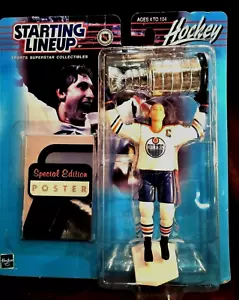 Vintage 2000 Edmonton Oilers Wayne Gretzky mit Poster Startaufstellung - Bild 1 von 3