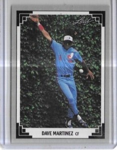 1991 Leaf #8 Dave Martinez Montreal Expos
