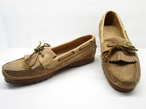 G.H. Bass & C Herren Leder Rau Wildleder Fransen Einäugige Halbschuhe Größe 10,5M - Bild 1 von 13