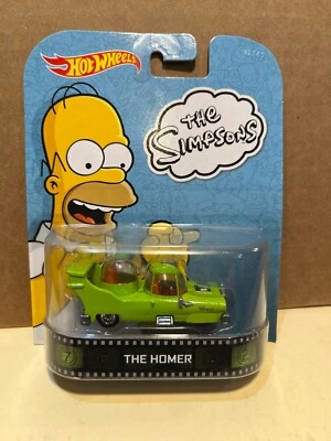 HOT WHEELS RETRO THE HOMER THE SIMPSONS GREEN - Image 1 of 2