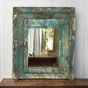 Dual-Layer Vintage Mirror Frame, Very rare Antique Mirror Frame - Picture 1 of 8