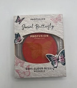 Profusion Cosmetics Empowered Social Butterfly,  Soft Cloud Blush - Monarch - Picture 1 of 2