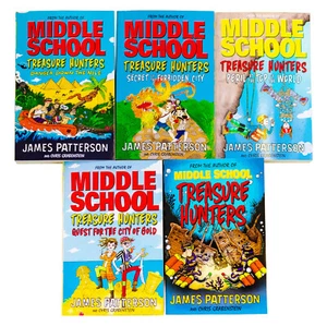 Middle School Treasure Hunters 5 Book Set Collection - NEW - Picture 1 of 3