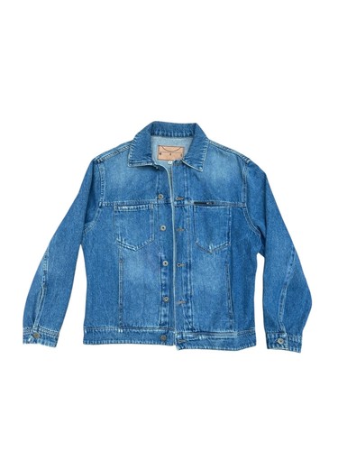 Giacca di jeans blu Alexander McQueen taglia 38 M