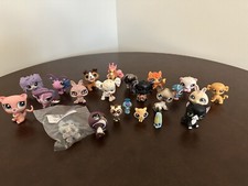 Hasbro Littlest Pet Shop Collie LPS Figure Toy Lot 25 PCS