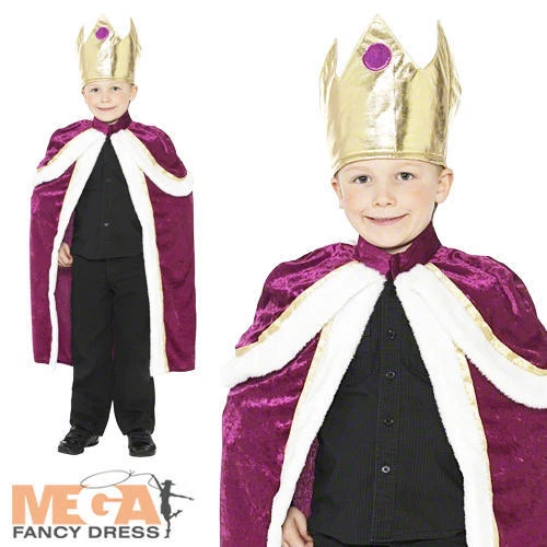 3 Kings Nativity Book Day Boys Fancy Dress Child Wise Men Costume Kids Outfit - Image 1 of 1