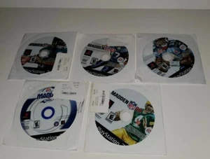 Lote de videojuegos de fútbol americano Madden 2009 PlayStation 2 PS2 NFL 01 06 07 08 09 - Imagen 1 de 1