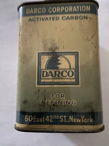 Seltene antike DARCO Corporation Probendose Aktivkohle - Bild 1 von 5