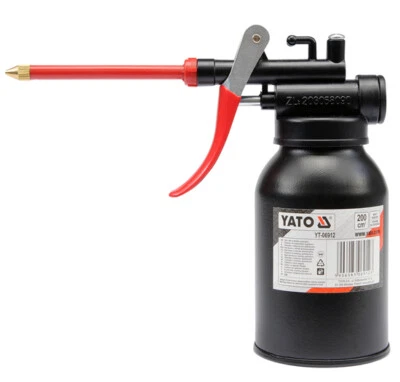 YATO Ölkanne Ölkännchen Ölspritzkanne 200 ml Profi Schmierölkanne Ölvorratskanne Öler